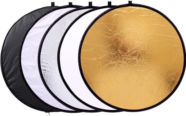 60cm 5-in-1 Collapsible Multi-Disc Light Reflector